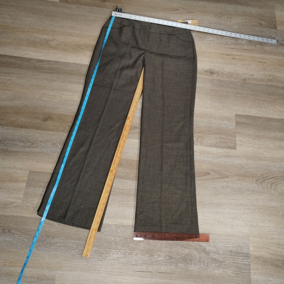 Alex Marie Dress Pants Size 10 Dark Brown Wrinkle Free Office Academia Interview - Picture 7 of 9